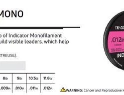 Cortland Indicator Mono Leader Tri-Color 50 Ft