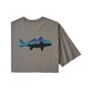Patagonia Men'S Fitz Roy Fish Organic Tee