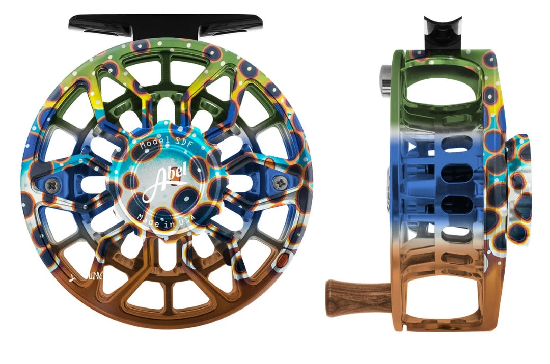 Abel Sdf 4/5 Reel - Ported In Fish Graphics Reels 10 Abel Sdf 4/5 Reel - Ported In Fish Graphics Reels
