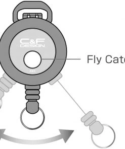 C&F Design Flex Pin-On Reel - Silver Accessories