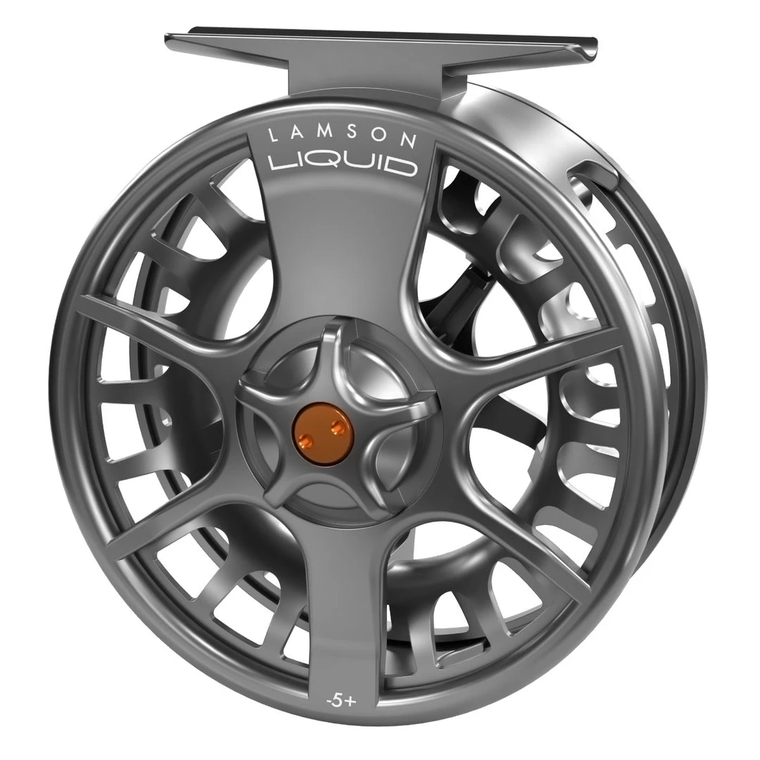 Reels Lamson Liquid Fly Reel - 9+ - Smoke (Trade Up) 3 Reels Lamson Liquid Fly Reel - 9+ - Smoke (Trade Up)