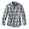 Clothing Orvis Men'S L/S Tech Chambray Plaid Work Shirt - Closeout