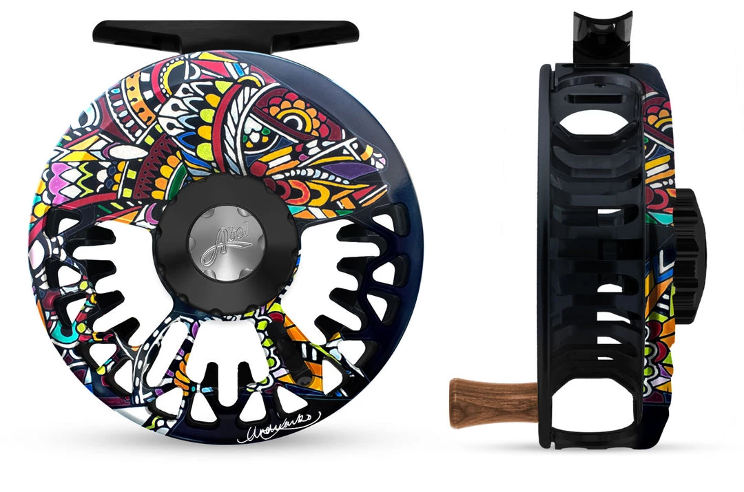 Reels Abel Vaya Fly Reel In Fish Graphics 16 Reels Abel Vaya Fly Reel In Fish Graphics