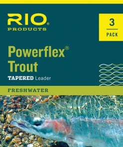 Rio Powerflex Trout Tapered Leader 9ft - 3pk