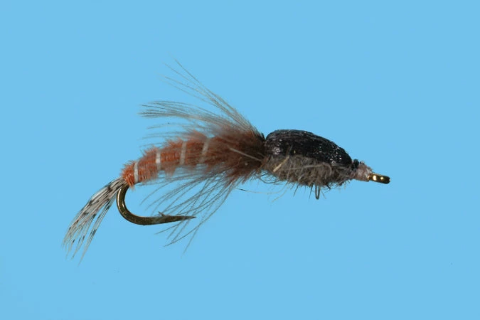 Flies Solitude Callibaetis Emerger Nymph (E020) 6-Pack 3 Flies Solitude Callibaetis Emerger Nymph (E020) 6-Pack