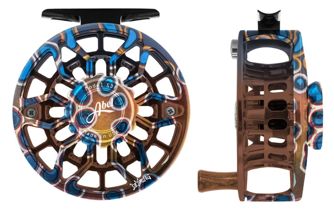 Abel Sdf 4/5 Reel - Ported In Fish Graphics Reels 12 Abel Sdf 4/5 Reel - Ported In Fish Graphics Reels